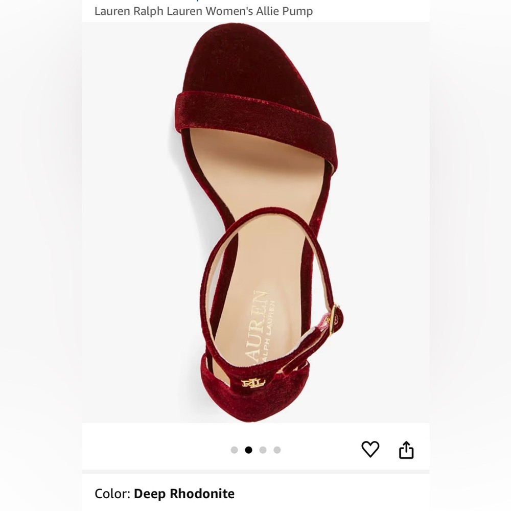 Lauren Ralph Lauren women’s Allie pump - size 7 color - deep rhodonite
